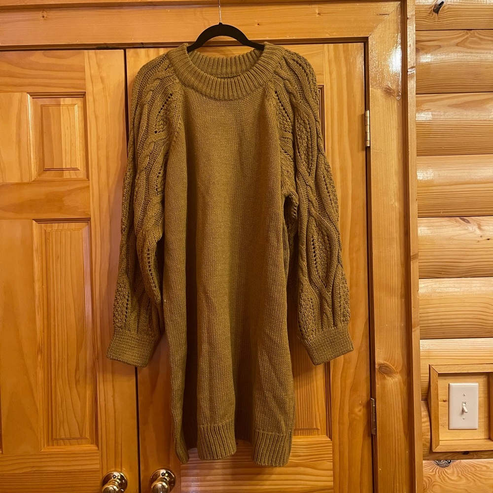 Brown Who What Wear for Target sweater dress